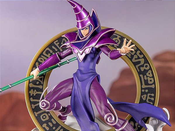 Yu-Gi-Oh!  - Dark Magician (Purple) - Statue - First 4 Figure - PRONTA ENTREGA