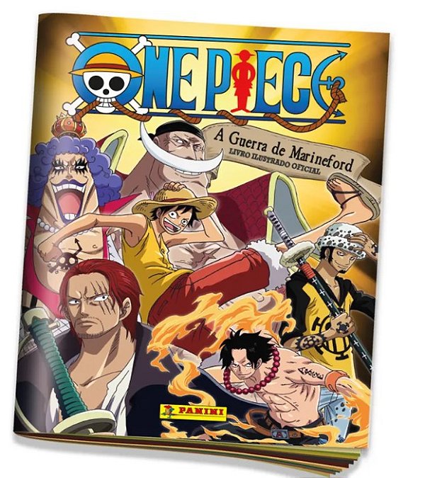 One Piece - Álbum Livro de Figurinhas Ilustrado Oficial - Panini - ENCOMENDA