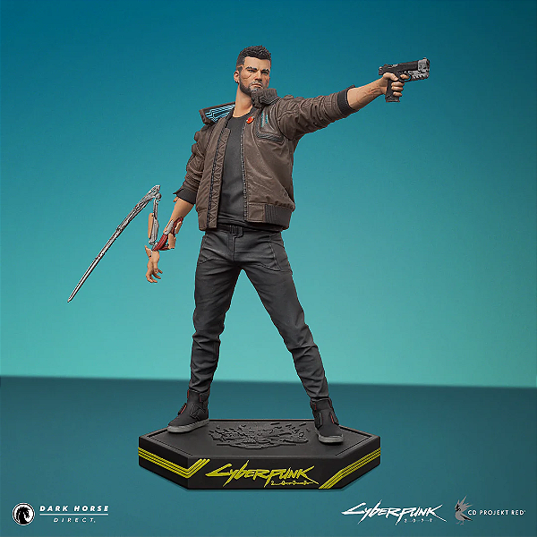 Figure Cyberpunk 2077 - Male V (Dark Horse) - Pronta Entrega