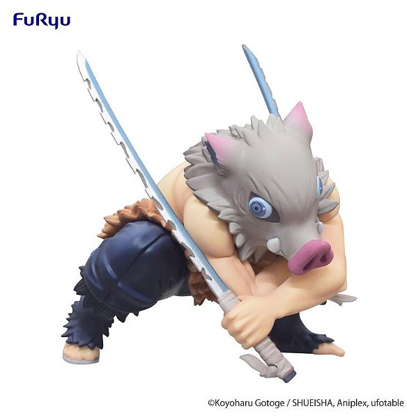 Demon Slayer: Kimetsu no Yaiba Inosuke Hashibira Noodle Stopper Figure - ENCOMENDA