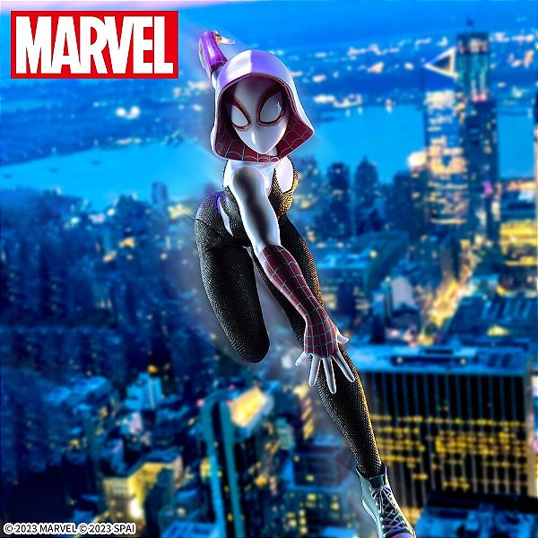 Spider-Man: Across the Spider-Verse - Ghost-Spider - Luminasta (SEGA) - PRONTA ENTREGA
