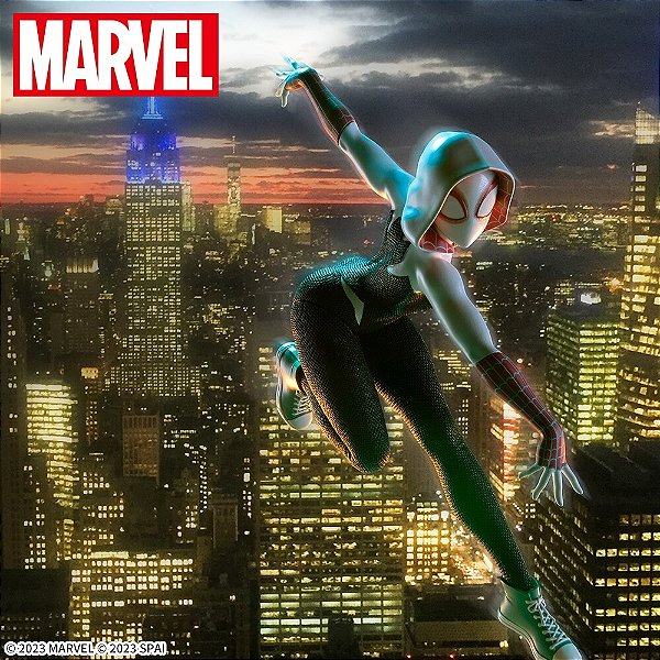 Spider-Man: Across the Spider-Verse - Ghost-Spider - Luminasta (SEGA) - PRONTA ENTREGA