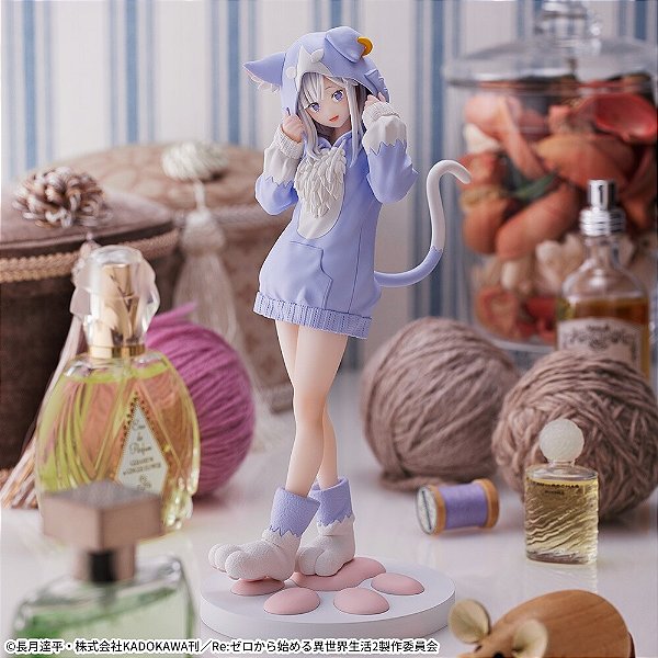 Re:Zero kara Hajimeru Isekai Seikatsu - Emilia - Luminasta - Mofumofu Puck (SEGA) - PRONTA ENTREGA