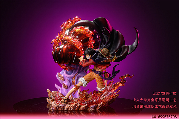 LX Studio - One Piece - Red Roc Luffy (RESINA) - PRONTA ENTREGA