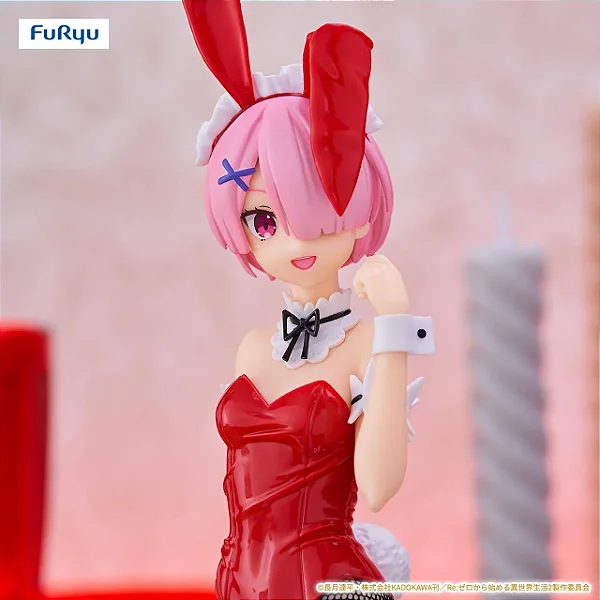Re:Zero kara Hajimeru Isekai Seikatsu - Ram - BiCute Bunnies - Red Color ver. (FuRyu) - PRONTA ENTREGA