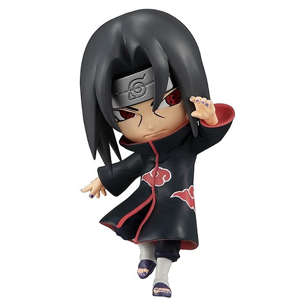 NARUTO CHIBI MASTERS - ITACHI UCHIHA - BANDAI - PRONTA ENTREGA