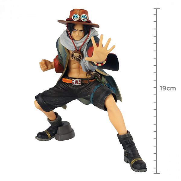 ONE PIECE - PORTGAS.D.ACE - BANPRESTO CHRONICLE KING OF ARTIST - PRONTA ENTREGA