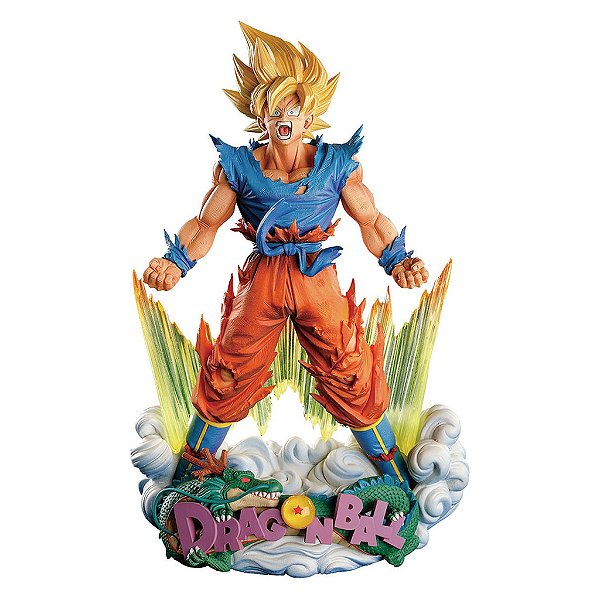 DRAGON BALL Z -  SON GOKU (BRUSH) - ESTÁTUA DIORAMA MASTER - BANPRESTO - RESERVA