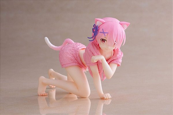 Re:Zero kara Hajimeru Isekai Seikatsu - Ram - Desktop Cute - Cat room wear ver. (Taito) - RESERVA