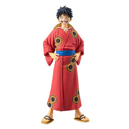 One Piece - Monkey D. Luffy - DXF Figure - The Grandline Series - Wano Country - Yukata Ver. - Pronta Entrega