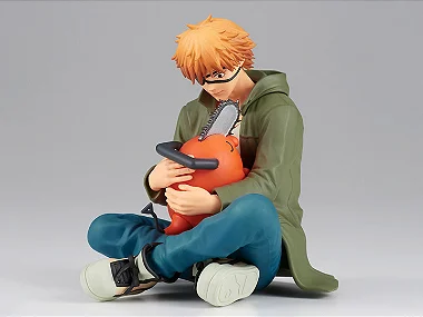 Chainsaw Man - Denji & Pochita - Break Time Collection Vol.1 - Bandai Banpresto - PRONTA ENTREGA