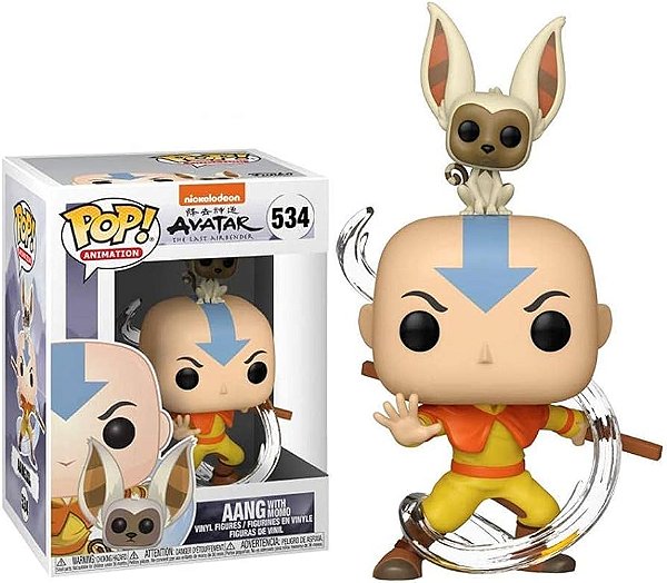 Pop Funko! Avatar - Aang Momo #534 - PRONTA ENTREGA