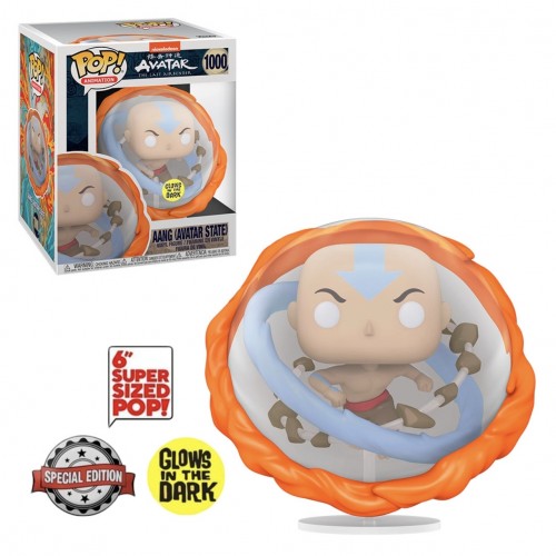 Pop Funko! Avatar - Aang Sized - Aang Avatar Glow Ex  #1000 - PRONTA ENTREGA