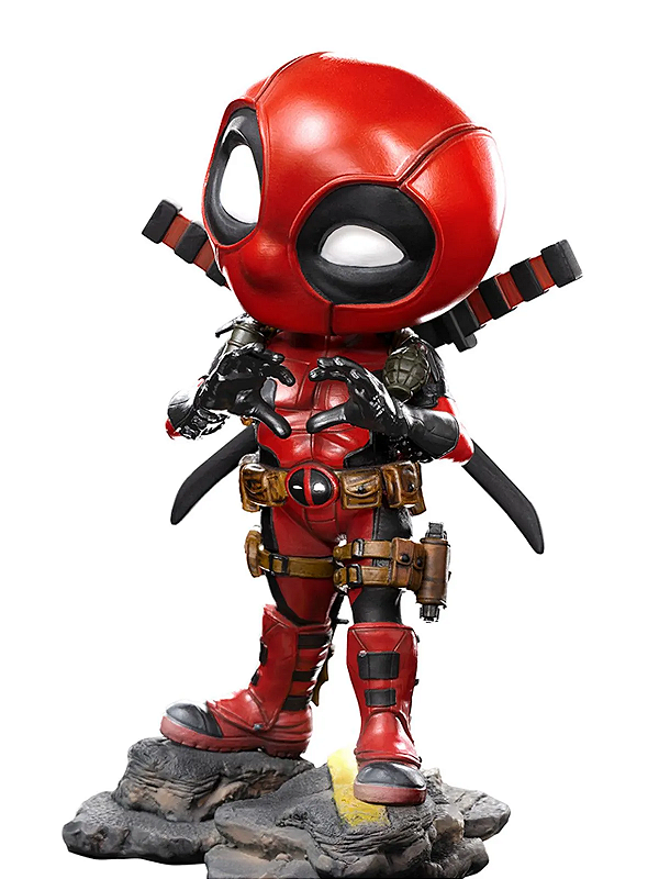 Estátua Deadpool - Marvel - MiniCo (Iron Studios) - PRONTA ENTREGA