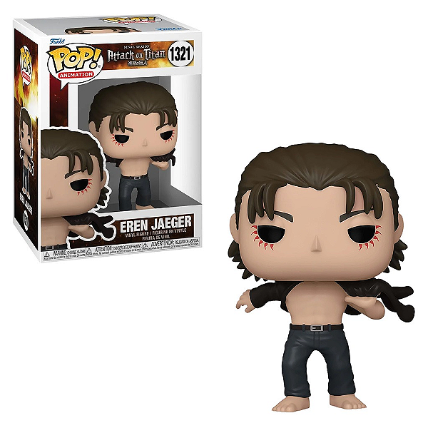 Funko Pop Eren Jaeger #1321 - Attack on Titan - Pronta entrega