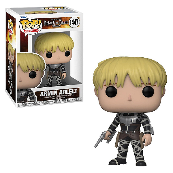 Funko Pop Armin Arlelt #1447 - Attack On Titan - Pronta entrega