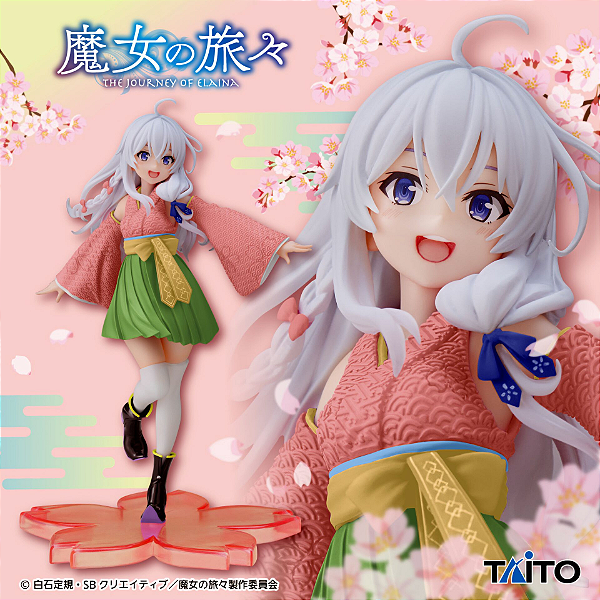 Majo no Tabitabi - Elaina - Coreful Figure - Sakura Wasou ver., Renewal (Taito) - PRONTA ENTREGA