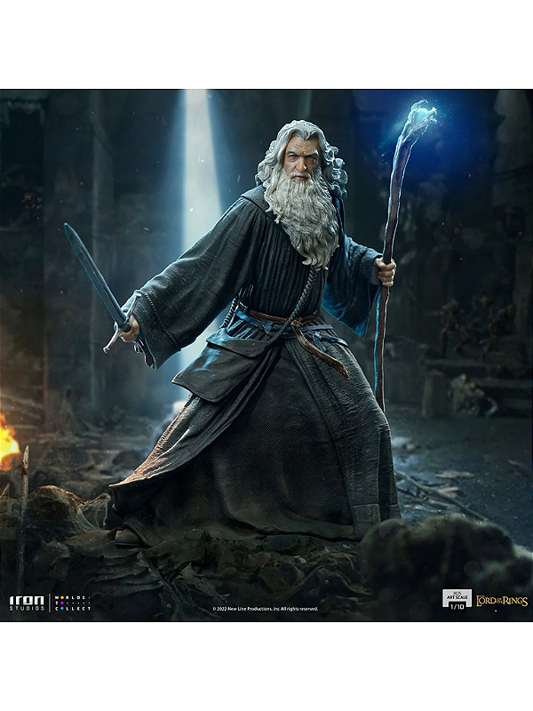 Estátua Gandalf - O Senhor dos Anéis - BDS Art Scale 1/10 (Iron Studios) - Pronta Entrega