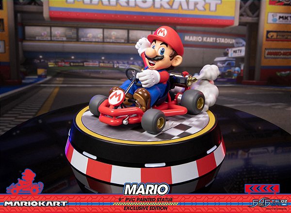 Mario Kart - Mario - True Form - Collector Edition - LED (First 4 Figures) - Pronta Entrega