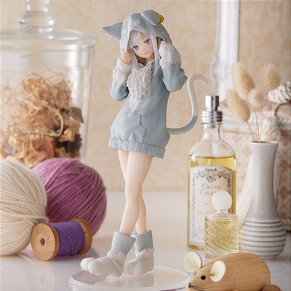 Re:Zero kara Hajimeru Isekai Seikatsu - Emilia - SPM Figure - Dai Seirei Puck (SEGA) - PRONTA ENTREGA