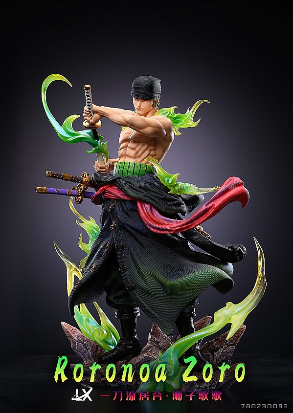 LX Studio - One Piece Zoro 2.0 (RESINA) - PRONTA ENTREGA