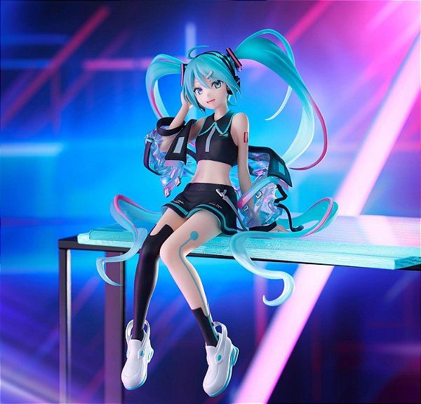 Vocaloid - Hatsune Miku - Noodle Stopper Figure - Neon Cyber (FuRyu) - PRONTA ENTREGA