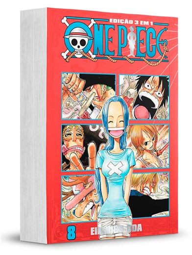 One Piece (3 em 1) - Vol. 08 - Panini - Lacrado