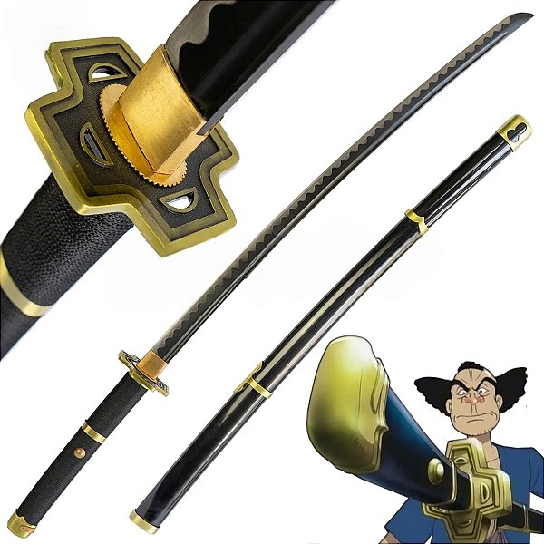 Espada Katana Metal (Yubashiri) - One Piece - Roronoa Zoro - Cosplay Coleção