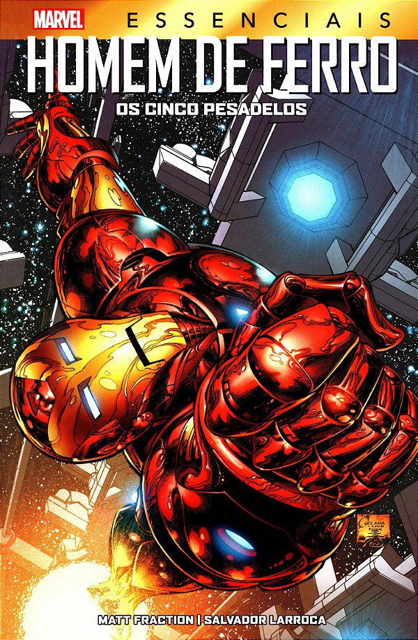 Homem De Ferro: Os Cinco Pesadelos (Marvel Essenciais) - Panini - Lacrado
