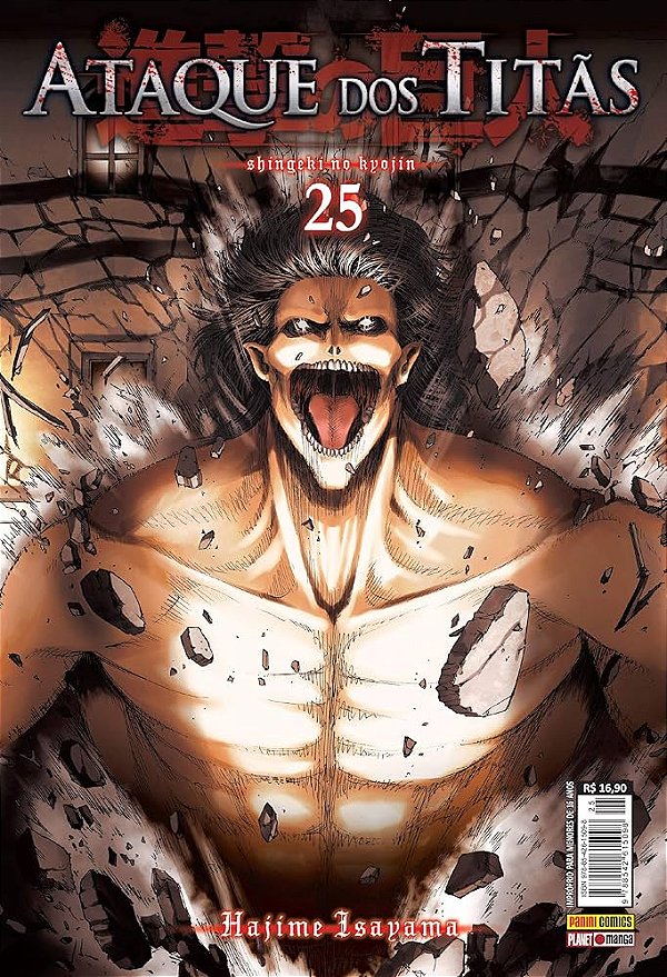Ataque dos Titãs - Vol. 25 - Panini - Lacrado