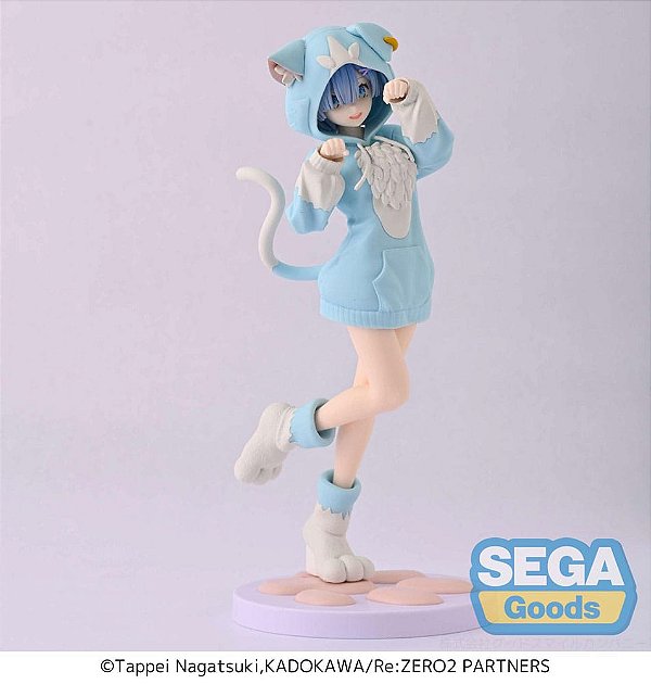 Re:Zero kara Hajimeru Isekai Seikatsu - Rem - Luminasta - Mofumofu Puck (SEGA) - **SEM CAIXA**