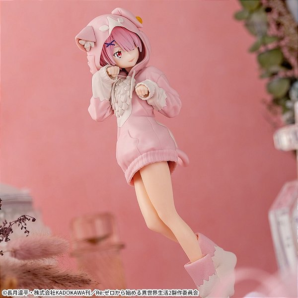 Re:Zero kara Hajimeru Isekai Seikatsu - Ram- Luminasta - Mofumofu Puck (SEGA) - **SEM CAIXA**