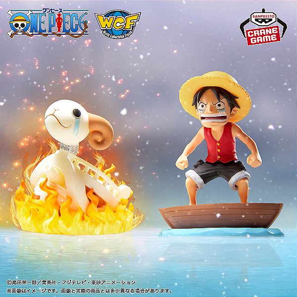 One Piece - Monkey D. Luffy + Going Merry - Log Stories - World Collectable Figure (Bandai Spirits) - RESERVA