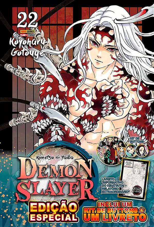 Demon Slayer - Kimetsu no Yaiba - Vol. 22 (Edição Especial) - Panini - Lacrado