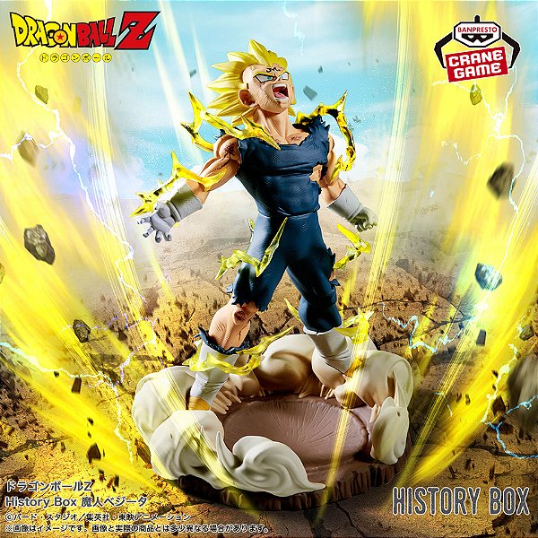 Dragon Ball Z - Majin Vegeta SSJ - History Box (Bandai Spirits) - PRONTA ENTREGA