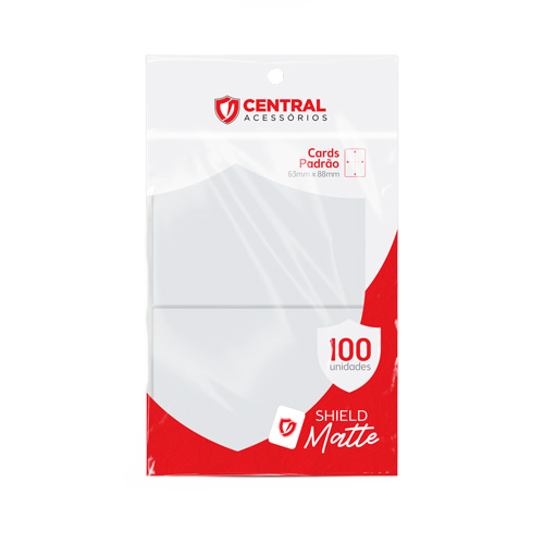 Central Shield - Matte: Branco Gelo