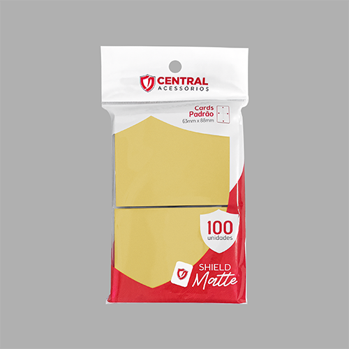 Central Shield - Matte: Amarelo Pastel