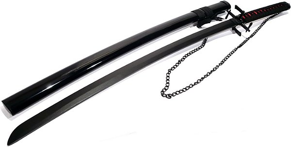 Espada Katana Bambu Sem Fio (Zangetsu Bankai) - Bleach - Kurosaki Ichigo - Cosplay Coleção