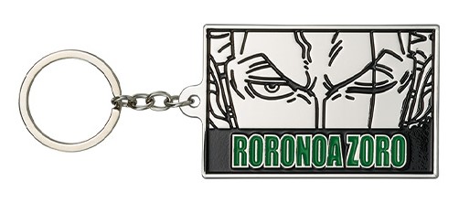 Chaveiro de Metal - Roronoa Zoro - One Piece - Ichiban Kuji (G Prize) - PRONTA ENTREGA