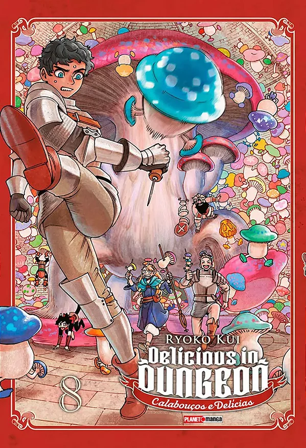 Mangá Delicious In Dungeon - Volume 08 - Panini - Lacrado - Novo