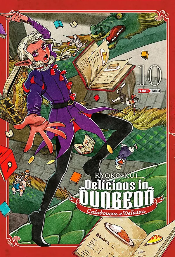 Mangá Delicious In Dungeon - Volume 10 - Panini - Lacrado - Novo