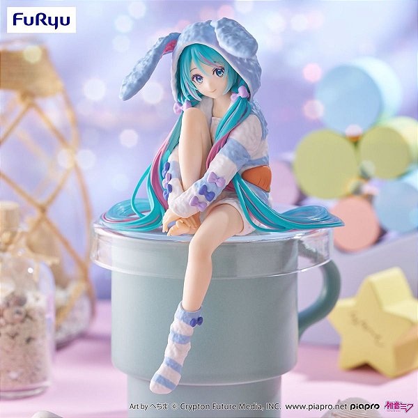 Piapro Characters - Hatsune Miku - Noodle Stopper Figure - Usamimi Pajama, Blue Ver. (FuRyu) - RESERVA