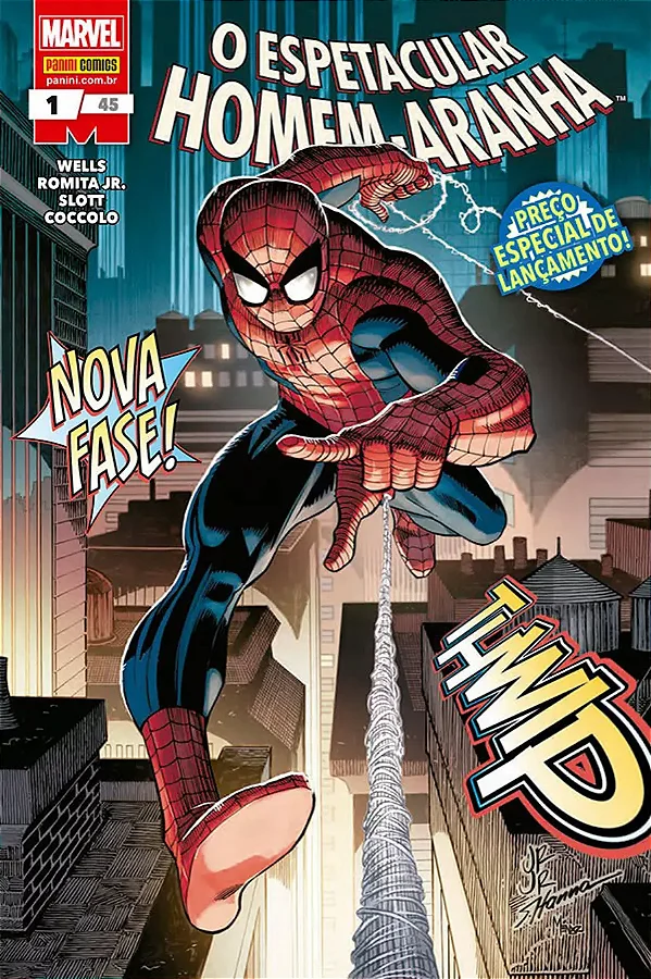 HQ O Espetacular Homem-Aranha (Nova Fase!) - Vol. 1/45 - Panini - Lacrado - Novo
