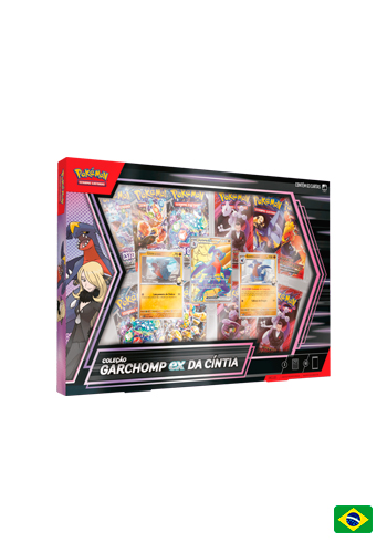 Pokémon TCG - Box Coleção Garchomp EX da Cíntia - COPAG (PT-BR)
