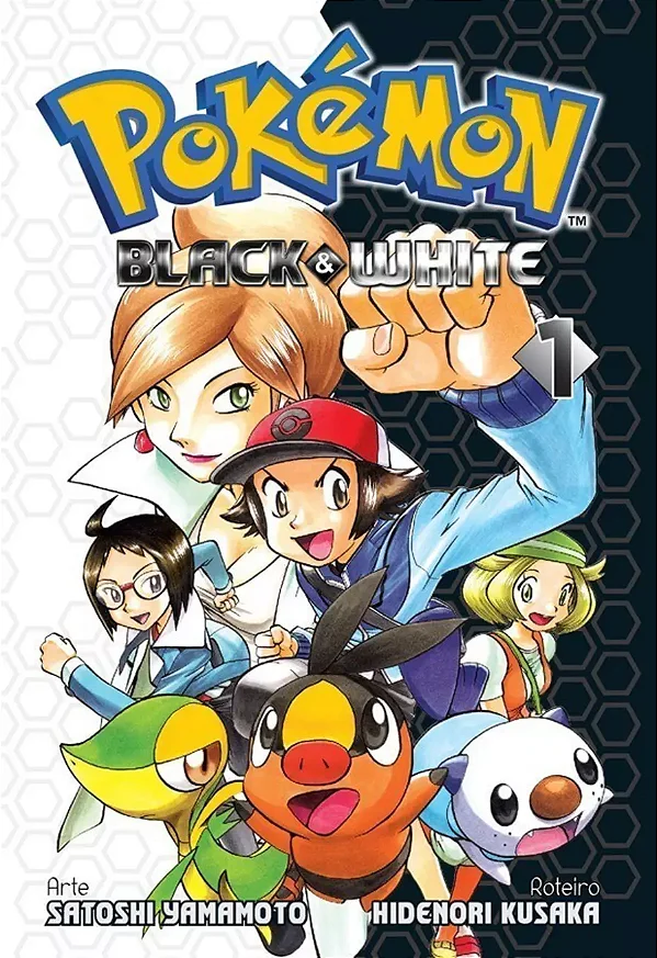 Mangá Pokémon Black & White - Vol. 01 - Panini - Lacrado - Novo