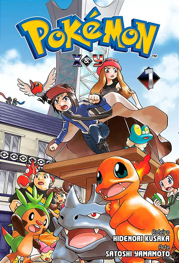 Mangá Pokémon X & Y - Vol. 01 - Panini - Lacrado - Novo