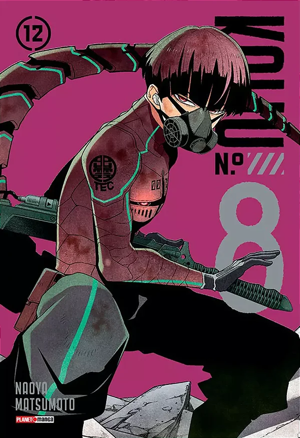Mangá Kaiju N.° 8 - Vol. 12 - Panini - Lacrado - Novo