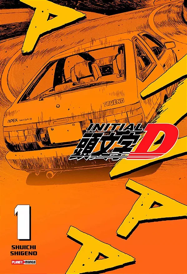 Mangá Initial D - Vol. 01 - Panini - Lacrado - Novo