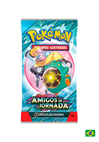Pokémon TCG - Booster Avulso - Escarlate e Violeta 9 - Amigos de Jornada - COPAG (PT-BR)