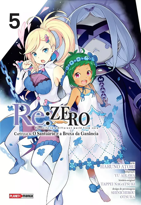 Mangá Re:zero Capítulo 4: O Santuário E A Bruxa Da Ganância - Vol. 05 - Panini - Lacrado - Novo